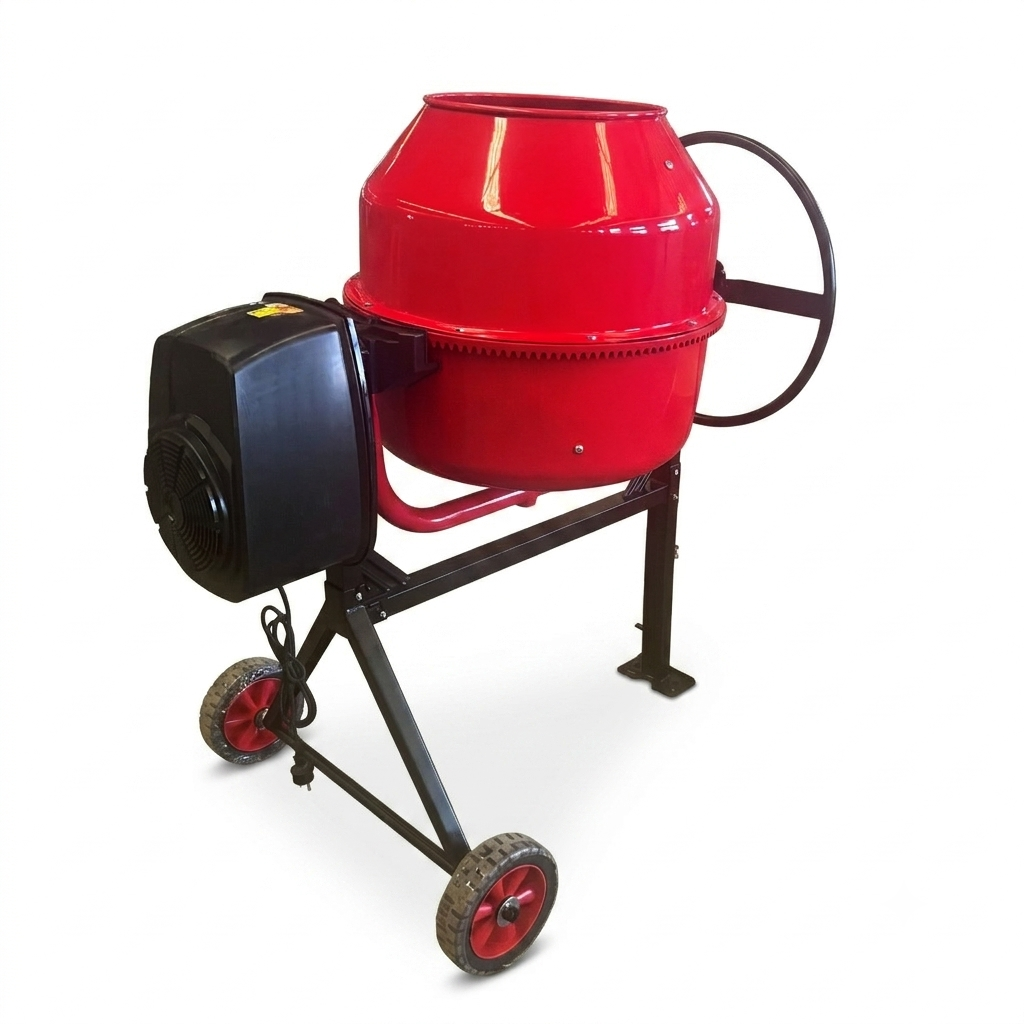 Heavy-Duty Portable Electric Concrete Mixer