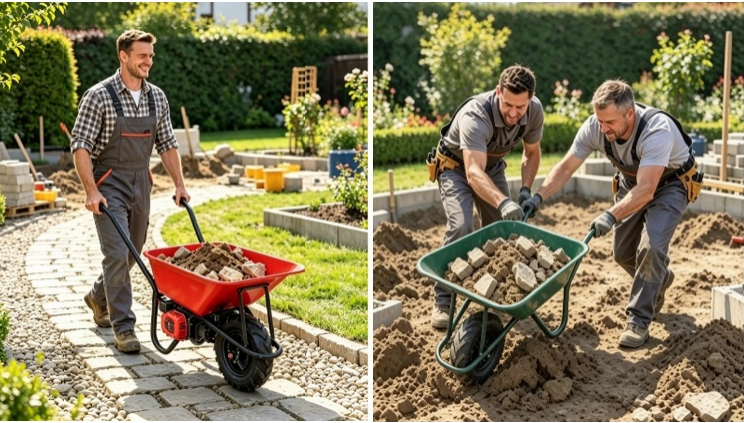 electric power wheelbarrow